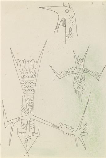 WIFREDO LAM Le Rempart de Brindilles by René Char.